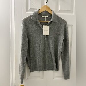 Everlane Cashmere Polo Sweater